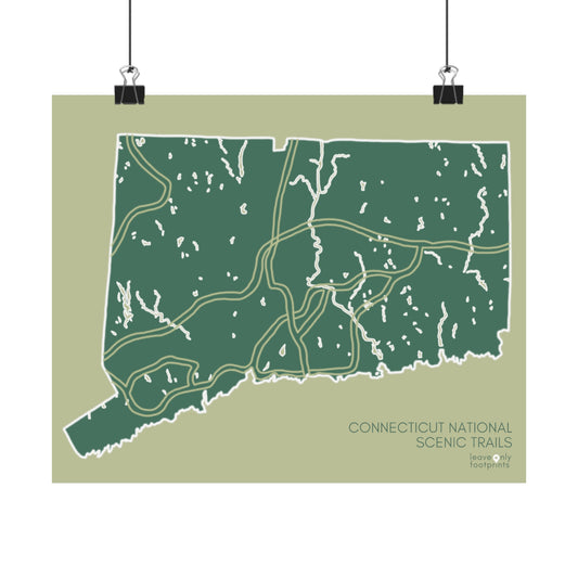 Connecticut National Scenic Trails Matte Horizontal Print