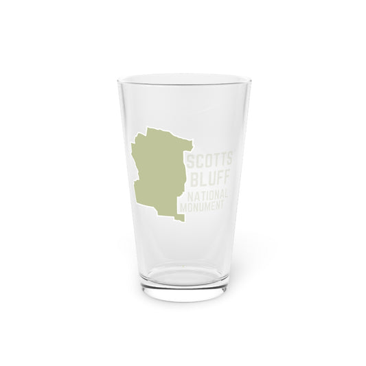 Scotts Bluff National Monument Pint Glass, 16oz