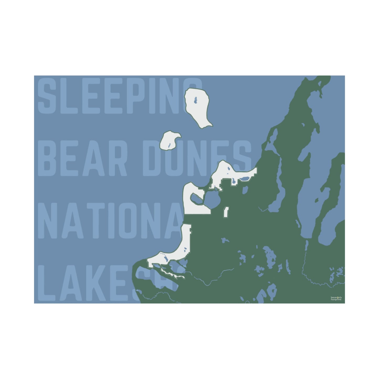 Sleeping Bear Dunes National Lakeshore Horizontal Print